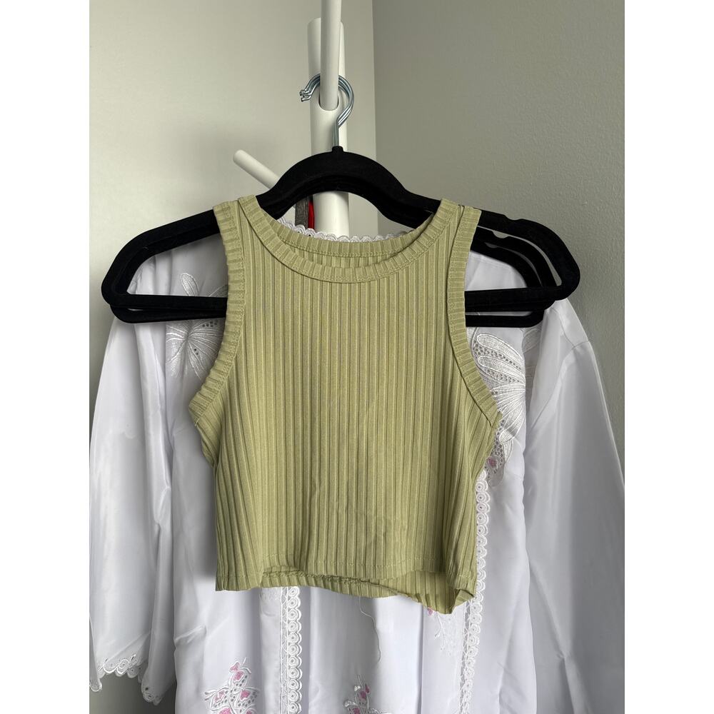 Cropped Ribbed Tank